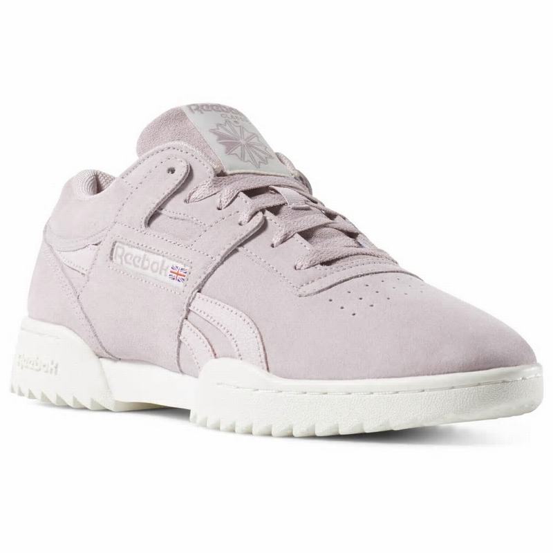 Tenisi Reebok Workout Clean Ripple Barbati Violet Romania AO1332RD